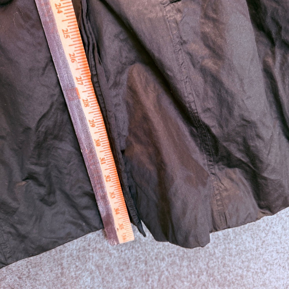 INC International Concepts Womens XL Black Ruched Sleeve Trench Coat Jacket - Picture 16 of 16